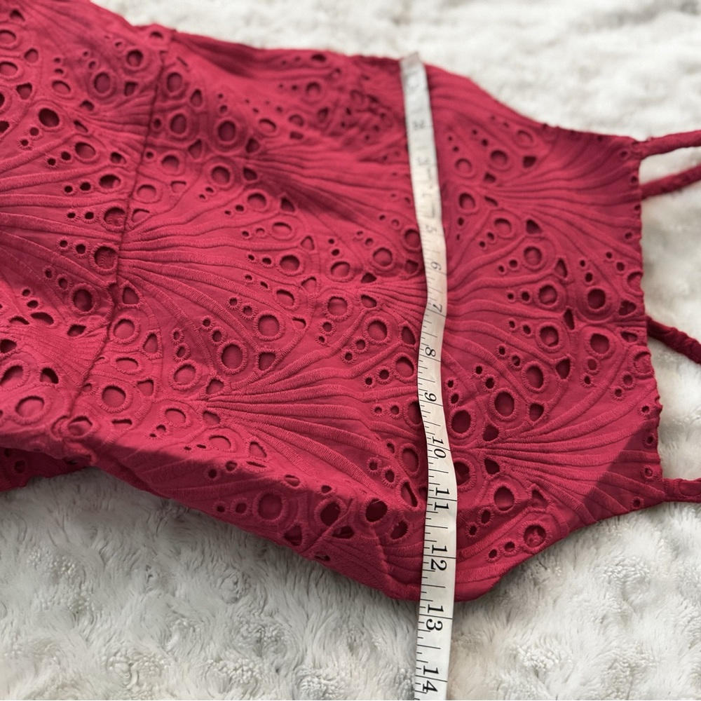 NWT- ANDIE The Roatan Midi Dress eyelet in Rosette - Picture 9 of 9